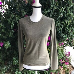 Sold 🎁The Limited Metallic Long Sleeve Top